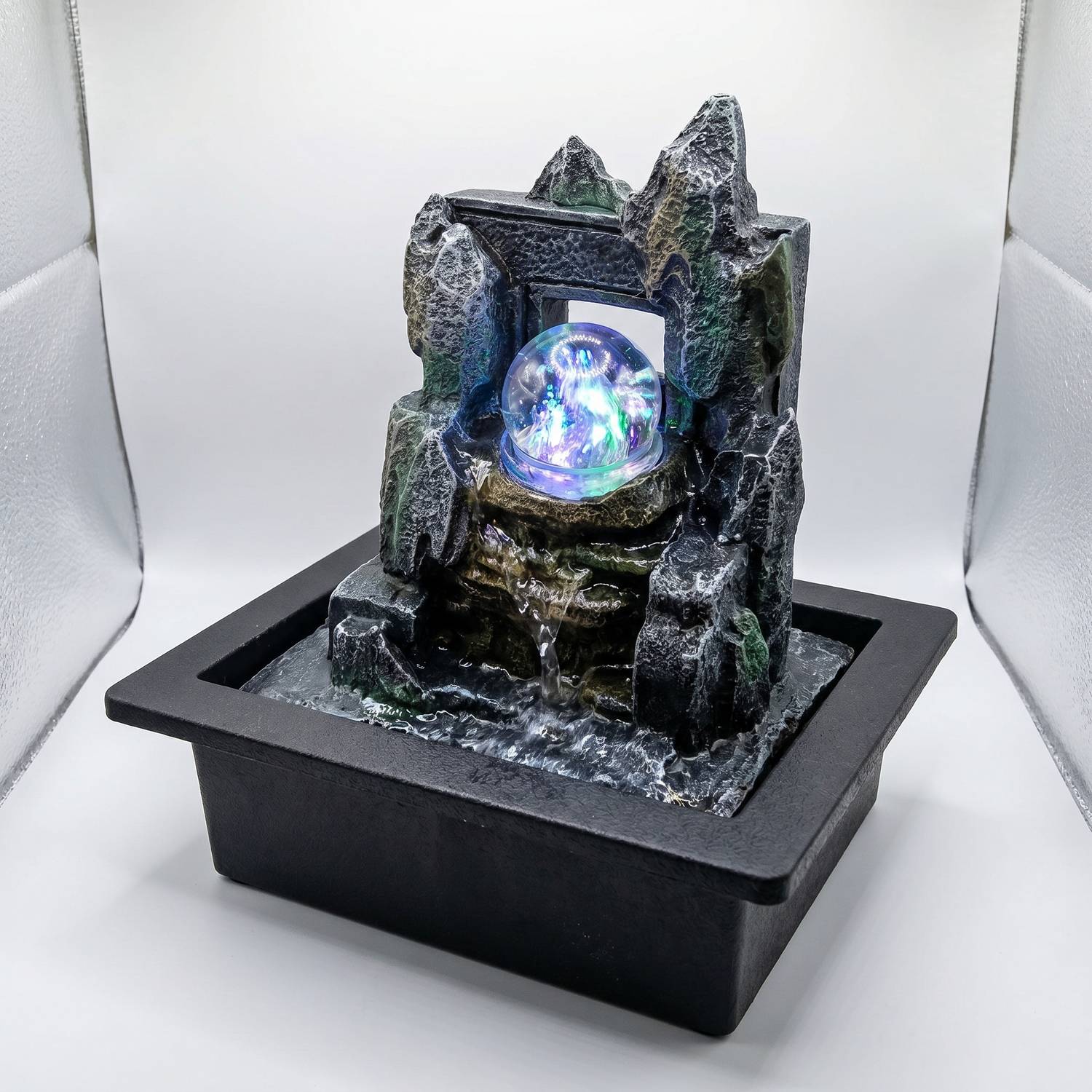 Cosmic Sphere Tabletop Fountain (10 X 8.5 inch)